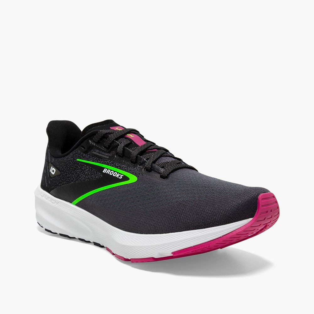 Chaussures Running Route Brooks Launch 10 Blanche Femme | NQL-5625593